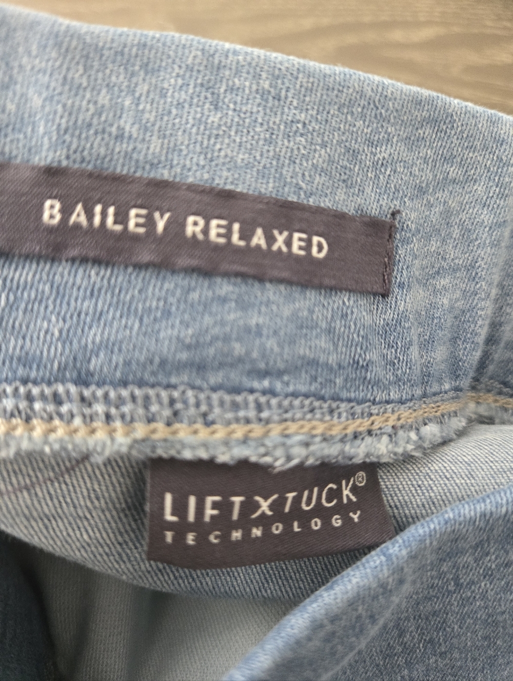 NWOT NYDJ Bailey Relaxed Straight Jeans 14W Women Blue Lift Tuck Denim - Picture 6 of 14